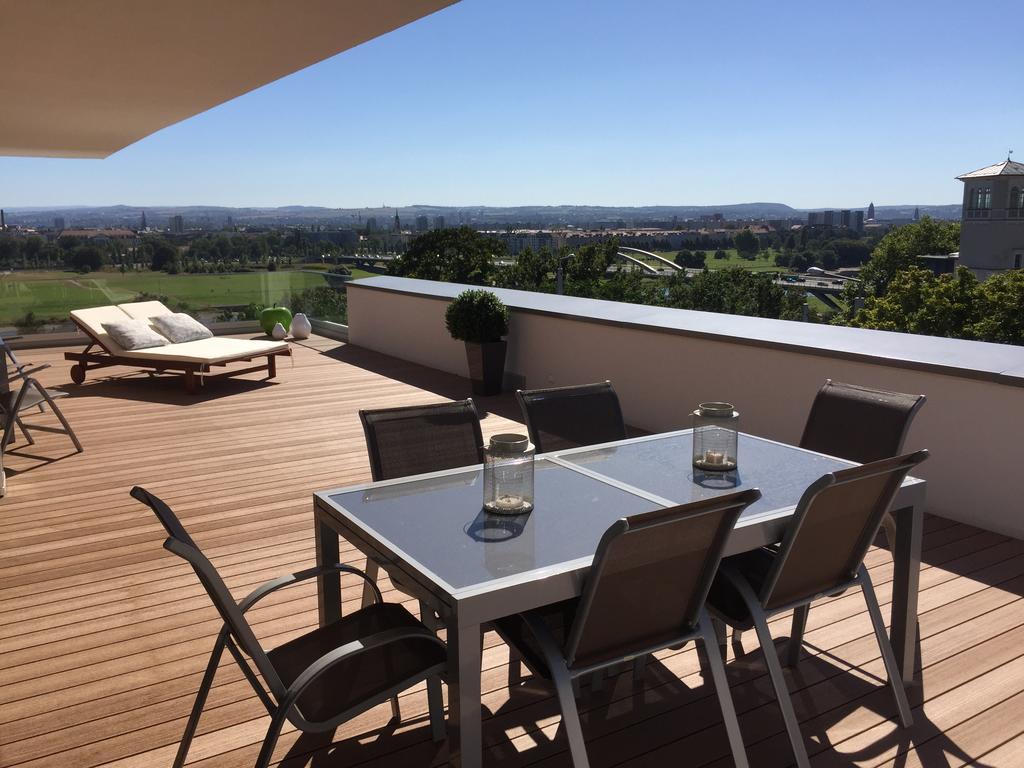 Wohnung Mit Weitblick Dresden Exteriör bild