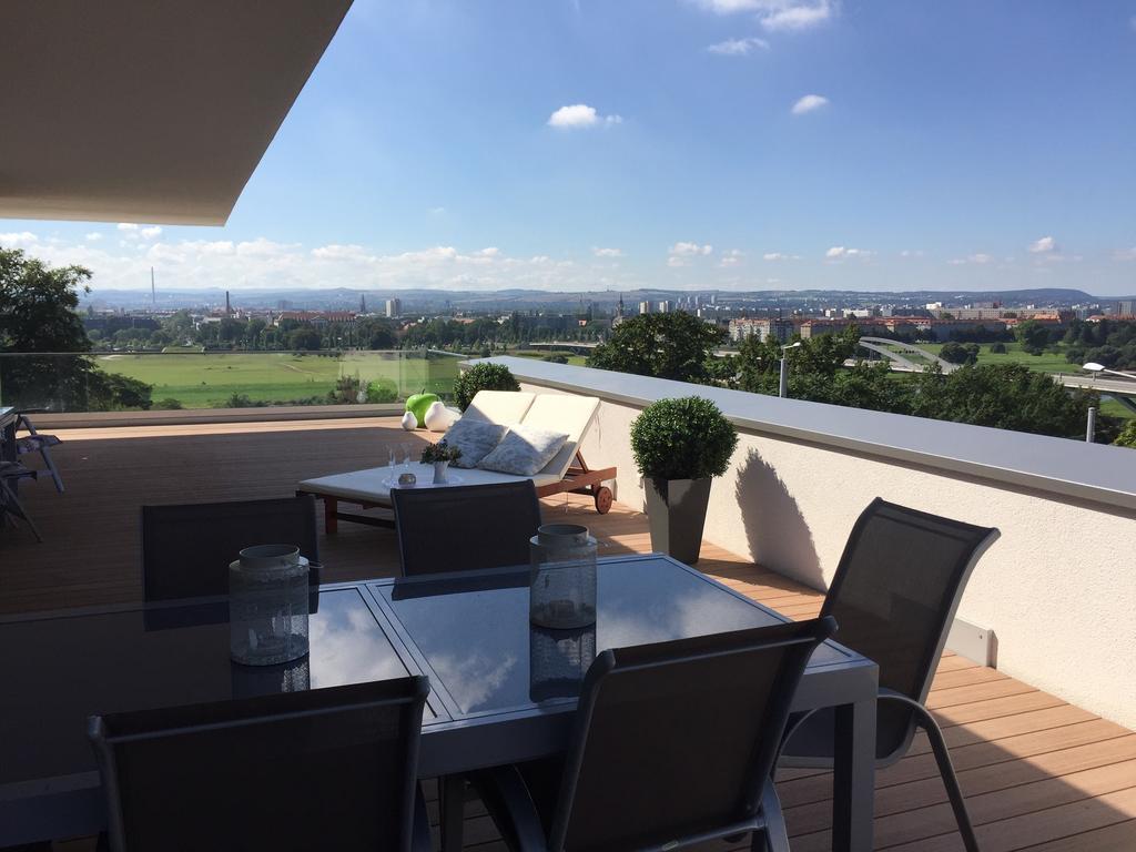 Wohnung Mit Weitblick Dresden Exteriör bild