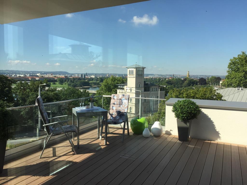 Wohnung Mit Weitblick Dresden Exteriör bild