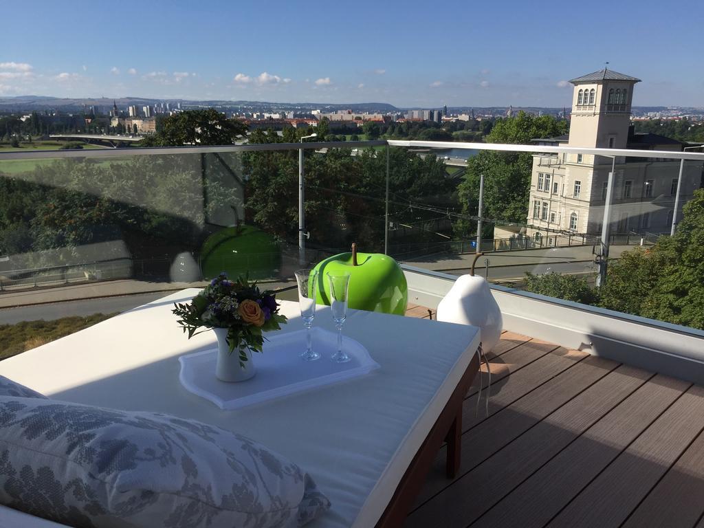 Wohnung Mit Weitblick Dresden Exteriör bild