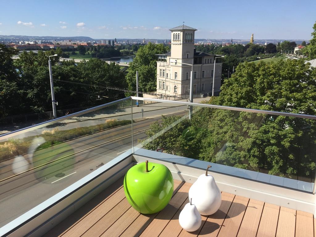 Wohnung Mit Weitblick Dresden Exteriör bild