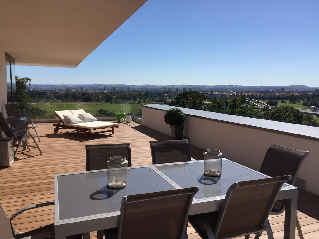 Wohnung Mit Weitblick Dresden Exteriör bild